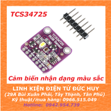 TCS34725 Mạch cảm biến nhận dạng màu sắc, giao tiếp I2C