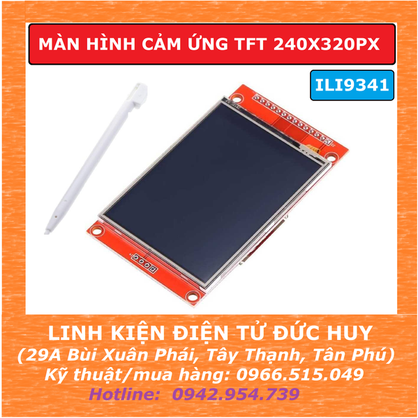 MÀN HÌNH CẢM ỨNG TFT 2.4