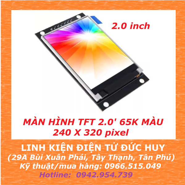 MÀN HÌNH TFT 2.0