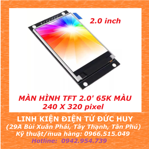 MÀN HÌNH OLED TFT 2.0