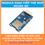 MODULE GHI, ĐỌC THẺ NHỚ MICRO SD