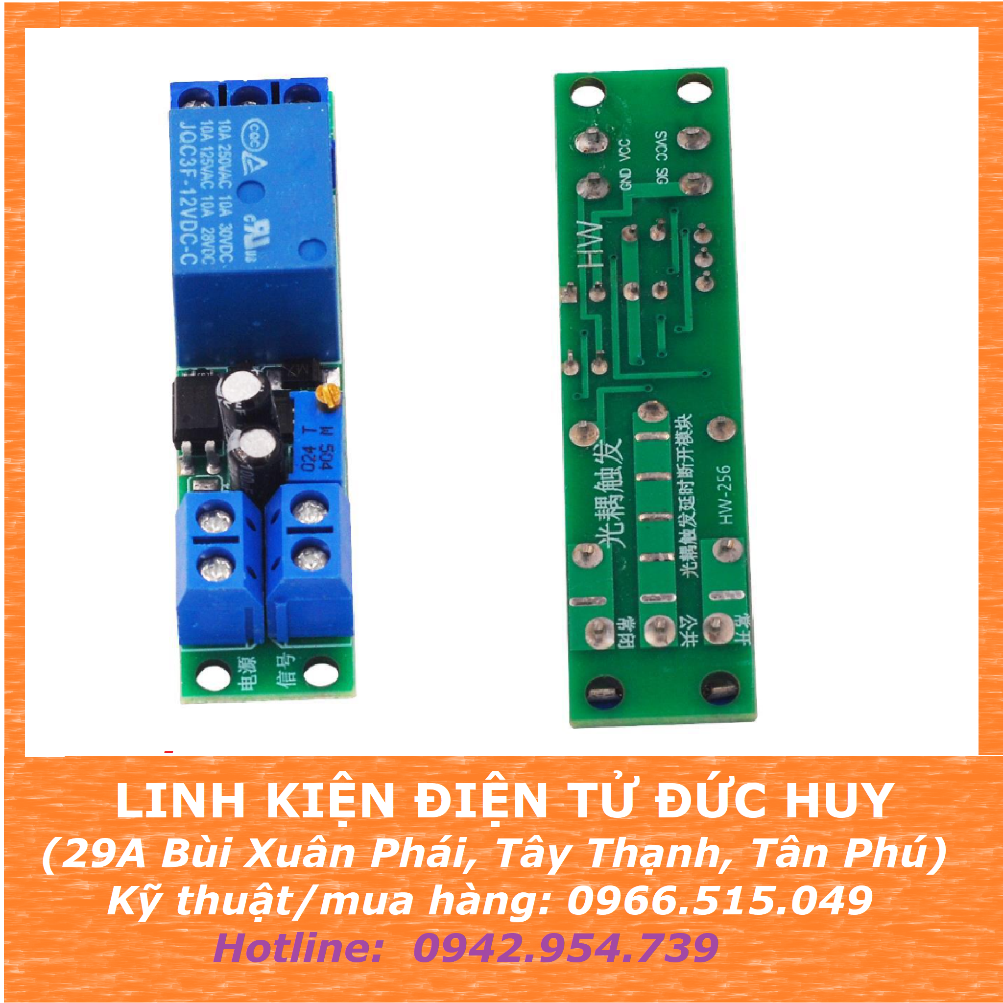 Timer Lắp Module Module mạch tạo trễ timer delay từ 0 - 25s 12VDC (timer OFF) – LINH ...