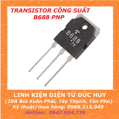 Transistor sò công suất B688 PNP