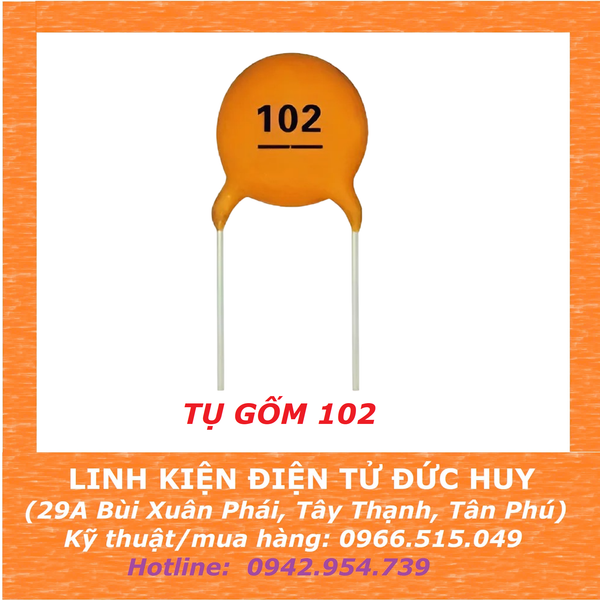 Tụ gốm 102 (gói 10 con)