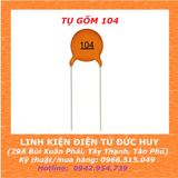 Tụ gốm 104 (gói 10 con)