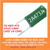 Tụ kẹo 473 47nF 100V (1 gói 10 con)