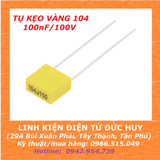 TỤ GIẤY VÀNG 104 100nF 100V
