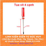 TUA VÍT 4 CẠNH - 3MM