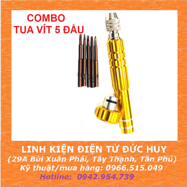 BỘ TUA VÍT 5 ĐẦU