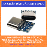 MẠCH RA CHÂN ĐẦU CÁI USB TYPE C