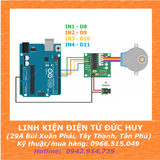ĐỘNG CƠ BƯỚC STEP 5VDC 28BYJ-48 MODULE ĐIỀU KHIỂN ULN2003
