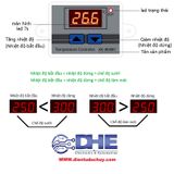 XH W3001 Mạch cài đặt, kiểm soát và khống chế nhiệt độ (Loại 220VAC hoặc 24VDC hoặc 12VDC)