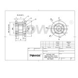 PULEY GT2 RÒNG RỌC TRƠN/CÓ RĂNG (20 RĂNG) - BẢN RỘNG 6MM - LỰA CHỌN NHIỀU LOẠI TRỤC 3MM/4MM/5MM