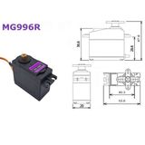 ĐỘNG CƠ ANALOG RC SERVO MG996R, ĐIỆN ÁP HOẠT ĐỘNG 5V