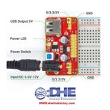 BREADBOARD MB-102, 830 LỖ - 165*55*10MM