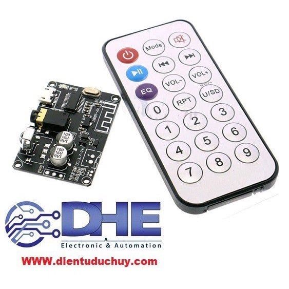 MẠCH GIẢI MÃ BLUETOOTH ÂM THANH MP3 V5.0 - CÓ REMOTE ĐIỀU KHIỂN TỪ XA XY-WRBT