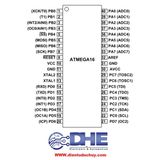 ATmega16A-PU, loại DIP40, hàng chất lượng cao, AVR 8-bit, Flash 16kB, 10000 lần ghi xóa