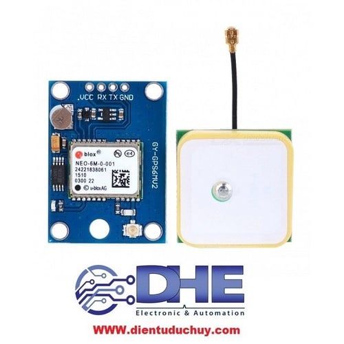 MODULE ĐỊNH VỊ GPS, GY-NEO 6MV2.0 - CÓ BAO GỒM ĂNGTEN (hàng test đảm bảo, yên tâm sử dụng)