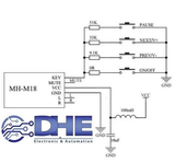 MH M18 M28 M38 MODULE MẠCH BLUETOOTH 4.2 ÂM THANH MP3