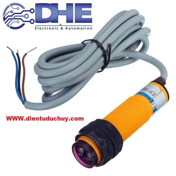 CẢM BIẾN VẬT CẢN QUANG ĐIỆN HỒNG NGOẠI E3F-DS30C4, 10-30cm, ĐIỆN ÁP 6-36VDC, NPN, THƯỜNG MỞ NO, CHỐNG NHIỄU TỐT