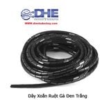 ỐNG XOẮN RUỘT GÀ BỌC DÂY ĐIỆN - MÀU SẮC NGẪU NHIÊN (ĐEN/TRẮNG) - LỰA CHỌN PHI 8/10/12/14/16/18/20MM