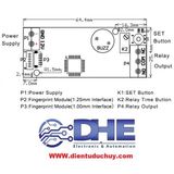 R503 + K202 (COMBO NHẬN DẠNG VÂN TAY QUANG HỌC + MẠCH KIỂM SOÁT VÀ ĐIỀU KHIỂN), NHỎ GỌN, GIÁ THÀNH RẺ, ĐỘ BỀN CAO