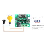 XH-W1209 MẠCH CÀI ĐẶT KIỂM SOÁT VÀ KHỐNG CHẾ NHIỆT ĐỘ - (LOẠI 12VDC HOẶC 5VDC)