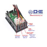 Đồng hồ tích hợp đo volt ampe dòng áp 0~100VDC, 10A 50A 100A có điện trở Shunt