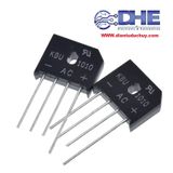 DIODE CẦU CHỈNH LƯU 10A - KBU1010 - 10A, ĐIỆN ÁP TỐI ĐA 1000V, DIP 4 (4 CHÂN THẲNG HÀNG)