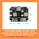 MẠCH HẠ ÁP SẠC NHANH 2 CỔNG USB QC3.0/QC2.0