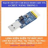 MẠCH CHUYỂN ĐỔI USB RS232 RS485 TTL (6 TRONG 1)