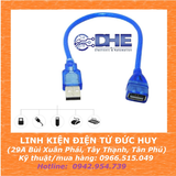 DÂY CÁP USB A ĐỰC SANG USB A CÁI DÀI 30CM