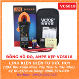 Ampe kẹp đo dòng điện kỹ thuật số VICTOR VC6018 (Hàng tốt chất lượng cao)