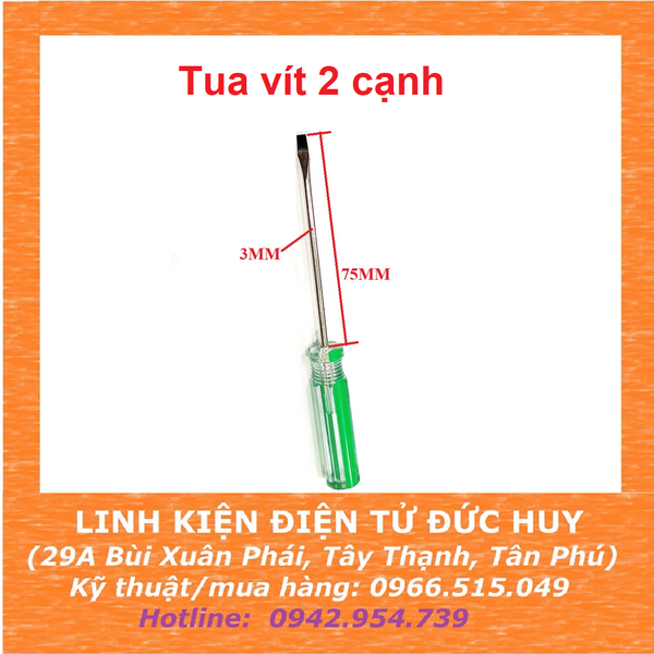 TUA VÍT 2 CẠNH - 3MM