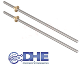 Vít me T8 - Bước 2mm - Dài 300mm - Mạ crom chống oxy hóa