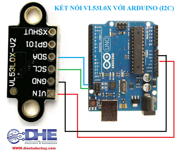 VL53L0X V2 CẢM BIẾN ĐO KHOẢNG CÁCH CHÍNH XÁC TRONG PHẠM VI 2 MÉT + KÈM TẤM CHE QUANG HỌC