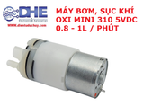 MÁY THỔI KHÍ, SỤC KHÍ OXI MINI 310 5VDC, 0.8 - 1L / PHÚT