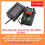 Volt kế đo điện áp xoay chiều AC 70~500V (Led 0.56' màu đỏ)