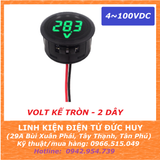VOLT KẾ TRÒN ĐIỆN ÁP 4-100VDC