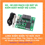 XH-W1209 Mạch cài đặt và kiểm soát nhiệt độ 12VDC