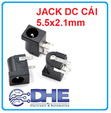Jack nguồn DC - Cái - 5.5*2.1mm - Hàn Board
