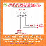W3230 MẠCH KIỂM SOÁT NHIỆT ĐỘ LÒ SẤY, LÒ ẤP TRỨNG