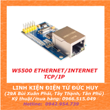 W5500 MODULE ETHERNET/INTERNET GIAO THỨC TCP/IP PHÙ HỢP CHO ARDUINO, VI ĐIỀU KHIỂN PIC, 8051, AVR, STM...