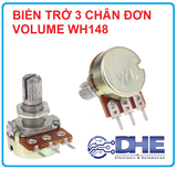BIẾN TRỞ 3 CHÂN ĐƠN VOLUME WH148 1K/2K/5K/10K/20K/50K/100K/500k
