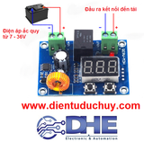 XH M609 mạch bảo vệ xả ắcquy hoặc pin Lithium, 07 - 36VDC