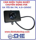 CẢM BIẾN THÂN NHIỆT CHUYỂN ĐỘNG PIR XKC 003K4 NPN  XA 7M, 4.5~20VDC