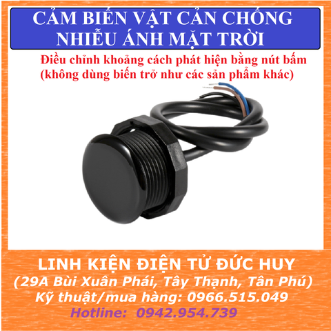 XKC KE200 V CẢM BIẾN VẬT CẢN CHỐNG ÁNH MẶT TRỜI, CHỈNH KHOẢNG CÁCH TỰ ĐỘNG 5~200CM, 5-24VDC