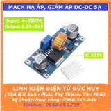 MẠCH HẠ ÁP DC DC XL4015 5A, Điều chỉnh điện áp ra