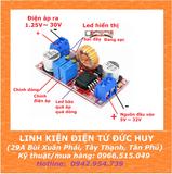 XL4015 MẠCH HẠ ÁP DC DC 5A, CHỈNH ĐIỆN ÁP, DÒNG ĐIỆN, TÍCH HỢP CHỨC NĂNG SẠC
