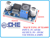 XL6009 DC Boost Converter Module tăng áp 4A